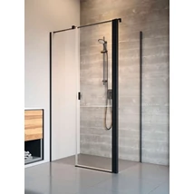 Nes Black KDS II szögletes fekete zuhanykabin 90x80 átlátszó jobbos Nes Black KDS II szögletes fekete zuhanykabin 90x80 átlátszó jobbos