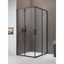 Premium Pro Black KDD szögletes fekete zuhanykabin 90x90 átlátszó Premium Pro Black KDD szögletes fekete zuhanykabin 90x90 átlátszó