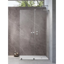 Furo SL Brushed Nickel Walk-in szálcsiszolt króm zuhanyfal 100 átlátszó jobbos Furo SL Brushed Nickel Walk-in szálcsiszolt króm zuhanyfal 100 átlátszó jobbos