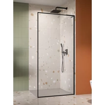 Modo F SL II Black Walk-in fekete zuhanyfal 110 átlátszó balos Modo F SL II Black Walk-in fekete zuhanyfal 110 átlátszó balos