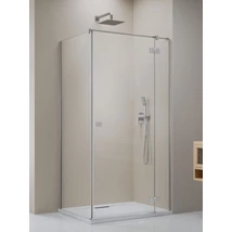 Essenza Brushed Nickel KDJ szögletes szálcsiszolt króm zuhanykabin 80x80 átlátszó jobbos Essenza Brushed Nickel KDJ szögletes szálcsiszolt króm zuhanykabin 80x80 átlátszó jobbos