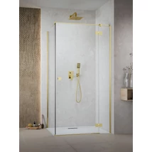 ï»¿ï»¿ï»¿Essenza Gold ï»¿KDJ szÃ¶gletes ï»¿arany zuhanykabin 90x80 Ã¡tlÃ¡tszÃ³ balos