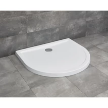 Delos P íves lapos zuhanytálca 100x90 fehér, ajándék szifonnal