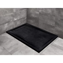 Doris F lapos szögletes fekete zuhanytálca 120x80 fekete, ajándék szifonnal Doris F lapos szögletes fekete zuhanytálca 120x80 fekete, ajándék szifonnal