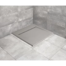 Teos C szögletes lapos cemento zuhanytálca 80x80 cemento, ajándék szifonnal Teos C szögletes lapos cemento zuhanytálca 80x80 cemento, ajándék szifonnal