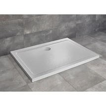 Doros Stone D szögletes lapos fehér zuhanytálca 100x80 fehér