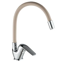 LAVEO ELZA F álló csaptelep rugalmas tömlővel, bézs/króm LAVEO ELZA F álló csaptelep rugalmas tömlővel, bézs/króm