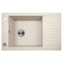 Laveo PIONIER minicsepptálcás bézs mosogató automata dugókiemelős, helytakarékos szifonnal Laveo PIONIER minicsepptálcás bézs mosogató automata dugókiemelős, helytakarékos szifonnal