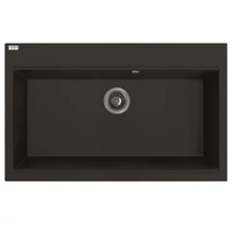 LAVEO TAU 8 nagymedencés mosogató, matt fekete