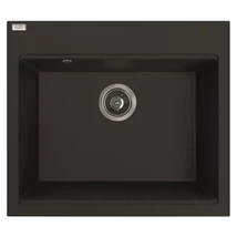 Laveo TAU 6 egymedencés mosogató, matt fekete Laveo TAU 6 egymedencés mosogató, matt fekete