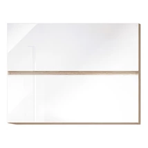 Felsőszekrény, fehér magas fényű HG, LINE G80