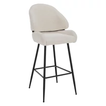 Bárszék, fehér/fekete, SANAKO TYP 2