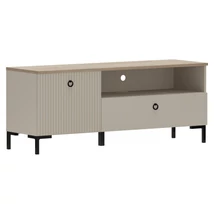 TV-állvány, szürkésbarna Taupe/silverjack tölgy, DOMCA 1K1S