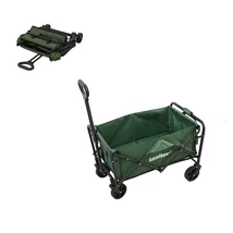 Összecsukható standard kerti strandkocsi zöld Összecsukható standard kerti strandkocsi zöld