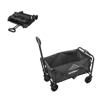 Összecsukható standard kerti strandkocsi szürke Összecsukható standard kerti strandkocsi szürke