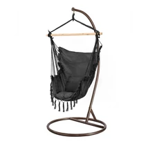 Puerto függőszék állvánnyal fekete-barna