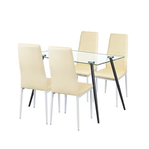 Cruz 4+1 étkező garnitúra bézs Cruz 4+1 étkező garnitúra bézs