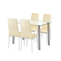 Nolen 4+1 étkező garnitúra bézs Nolen 4+1 étkező garnitúra bézs