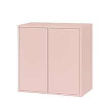 Boxie 2 ajtós fali szekrény 80x80x37 cm pink