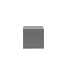 Boxie 2 fiókos fali szekrény 40x40x37 cm antracit