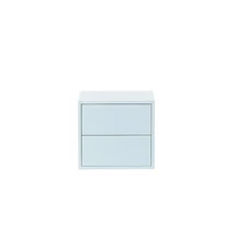 Boxie 2 fiókos fali szekrény 40x40x37 cm kék Boxie 2 fiókos fali szekrény 40x40x37 cm kék