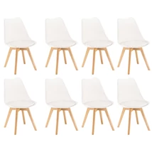 Silla étkezőszék 8 db fehér színben