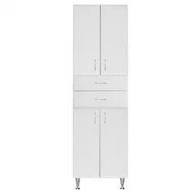 Bianca Plus 60 magas szekrény 4 ajtóval, 2 fiókkal, magasfényű fehér színben