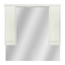 Nerva 105 cm-es tükrös felsőszekrény, Tükörfényes fehér színben Nerva 105 cm-es tükrös felsőszekrény, Tükörfényes fehér színben