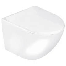 Delos WH fali rimless WC soft-close ülőkével Delos WH fali rimless WC soft-close ülőkével