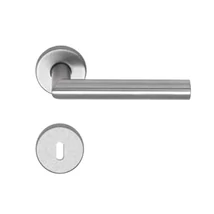 Inox rozettás BB kilincs Inox rozettás BB kilincs