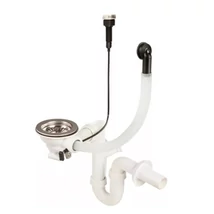 Szifon 1 medencés mosogatóhoz automata leeresztővel Szifon 1 medencés mosogatóhoz automata leeresztővel