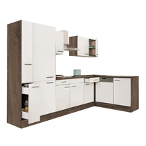 Yorki 310 sarok konyhabútor polcos kivitelben Yorki 310 sarok konyhabútor polcos kivitelben