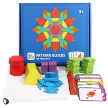 Tangram kreatív formakirakó fajáték 155 db