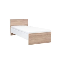 Miami egyszemélyes ágy 90x200 cm sonoma tölgy-fehér Miami egyszemélyes ágy 90x200 cm sonoma tölgy-fehér