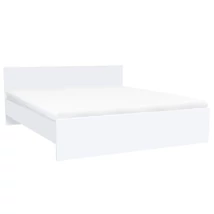 Miami franciaágy ágyneműtartó nélkül 180x200 cm fehér-fehér