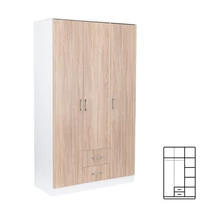 Miami gardróbszekrény 120x205 cm sonoma tölgy-fehér Miami gardróbszekrény 120x205 cm sonoma tölgy-fehér