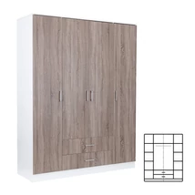 Miami gardróbszekrény 160x205 cm yorki tölgy-fehér Miami gardróbszekrény 160x205 cm yorki tölgy-fehér