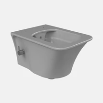 CeraStyle IBIZA fali WC - MATT SZÜRKE - BEÉPÍTETT bidé funkcióval - perem nélküli - mély öblítés CeraStyle IBIZA fali WC - MATT SZÜRKE - BEÉPÍTETT bidé funkcióval - perem nélküli - mély öblítés