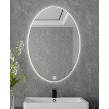 Viva AURA PINO 60 fürdőszoba tükör - hókuszpókusz kapcsoló - AMBIENT LED - ELIPSZIS -ÁLLÓ - 60x80 cm