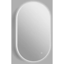 Viva AURA PINO 50 fürdőszoba tükör - hókuszpókusz kapcsoló - AMBIENT LED - OVÁLIS - ÁLLÓ - 50x90 cm
