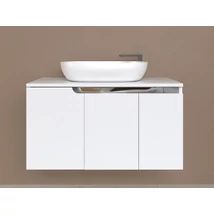 Piramida EURIDIKA fali fürdőszobabútor - mosdópult mosdó nélkül - 3 ajtós - 100 x 48 x 53 cm