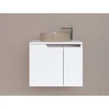 Piramida EURIDIKA fali fürdőszobabútor - mosdópult mosdó nélkül -2 ajtós - 65 x 48 x 53 cm