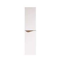 Piramida BETA fali fürdőszoba - állószekrény - ALPINFEHÉR-TÖLGY - 35 x 150 x 30 cm