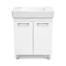 VivaStyle PANEL- KMT 60 lábon álló fürdőszobabútor CeraStyle SHARP - BAL CSAPLYUKAS mosdóval 60x30cm