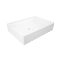 Sanovit SQUARE - PULTRA ültethető - Top Counter - porcelán mosdó -  - 50 x 38 cm Sanovit SQUARE - PULTRA ültethető - Top Counter - porcelán mosdó -  - 50 x 38 cm