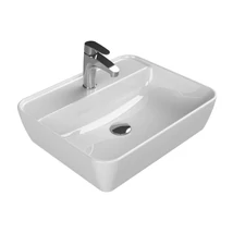 CeraStyle ONE - PULTRA ültethető - Top Counter - porcelán mosdó -  - csaplyukas - 55 x 45 cm CeraStyle ONE - PULTRA ültethető - Top Counter - porcelán mosdó -  - csaplyukas - 55 x 45 cm