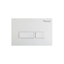 CeraStyle NIL NYOMÓLAP falsík alatti WC tartályhoz - dupla - FEHÉR CeraStyle NIL NYOMÓLAP falsík alatti WC tartályhoz - dupla - FEHÉR