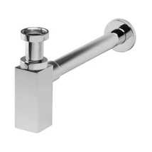 VivaStyle QUADRO LUX mosdószifon - króm - szögletes - fém - leeresztő nélkül - Ø 5/4" - Ø 32 mm