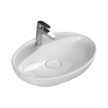 CeraStyle LAL C - PULTRA ültethető - Top Counter - porcelán mosdó - ovális - 60 x 46 cm CeraStyle LAL C - PULTRA ültethető - Top Counter - porcelán mosdó - ovális - 60 x 46 cm