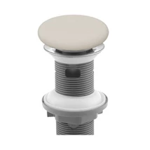 Klikk - klakk leeresztő - MATT BÉZS - túlfolyós mosdókagylóhoz - 5/4" - Ø 73 mm